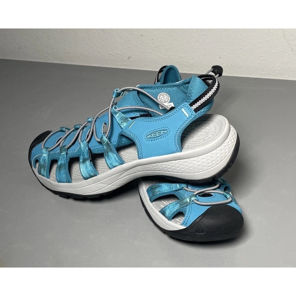 Keen Astoria West Blue Waterproof Hiking Sandals Womens Size 10.5